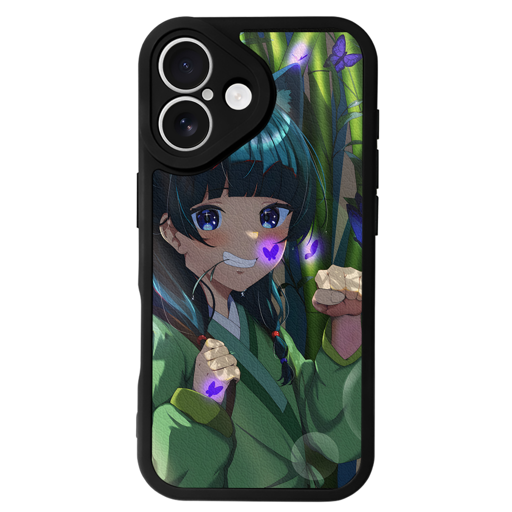 （画像用） 薬屋のひとりごと The Apothecary Diaries 【iPhone 16シリーズ対応】シリコンスマホケース（レザー調） 材質：シリコン